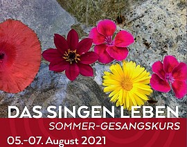 Banner Das Singen leben – Sommergesangskurs