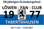 Logo Gründungsfest 50 Jahre Löwen Fan Club