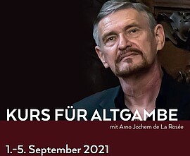 Banner Kurs für Altgambe 