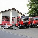 Logo 150 Jahre FW Moos Weckruf 6 Uhr - Festzug