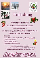 Logo Gartenbauverein Tabertshausen - Adventstammtisch mit Nikolausbesuch