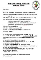 Logo Ausflug am Samstag, 07.11.2026 nach Gars am Inn