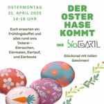 Logo Der Osterhase kommt ins biogartl