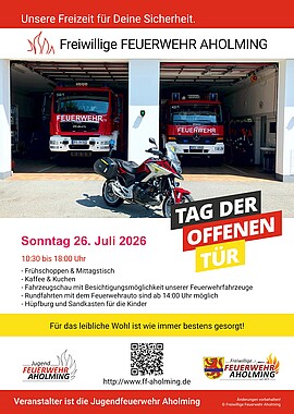 Banner Sommerfest mit Tag der Offenen Tür