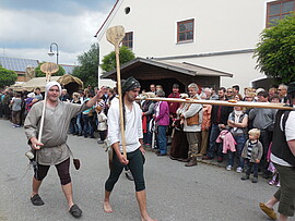 Banner Teilnahme am Mittelalterfest "Auf Heller und Barde" in Arnstorf