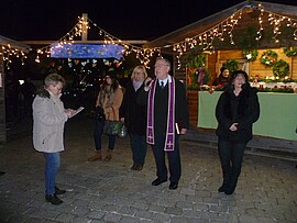 Banner Weihnachtskonzert mit anschließendem Weihnachtsmarkt
