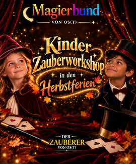 Banner Kinder Zauber-Workshop in den Herbstferien - Straubing